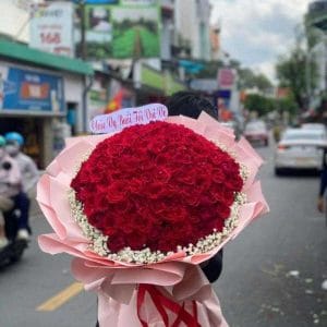 HSN-003 Hoa hồng đỏ